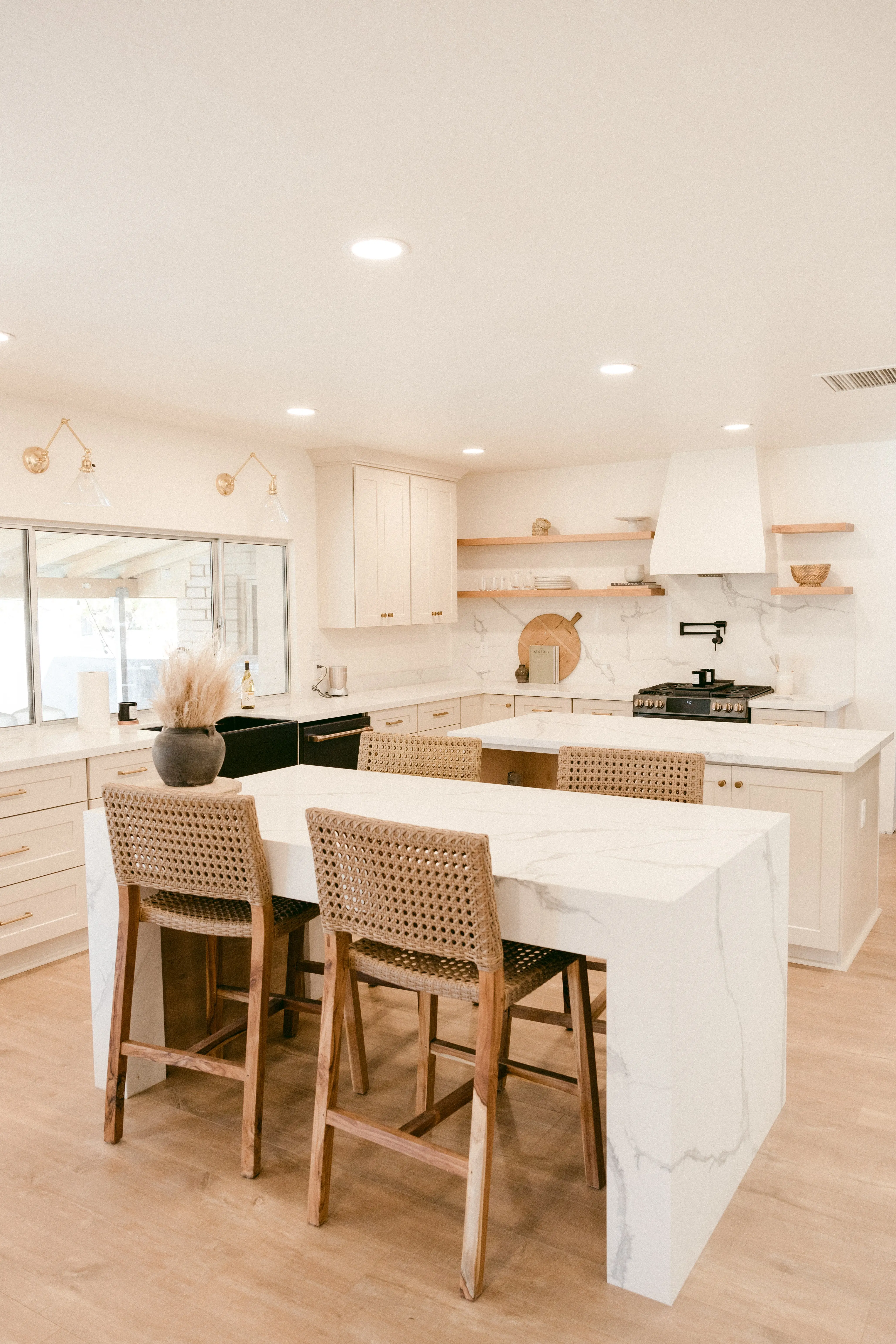 Bright custom kitchen
