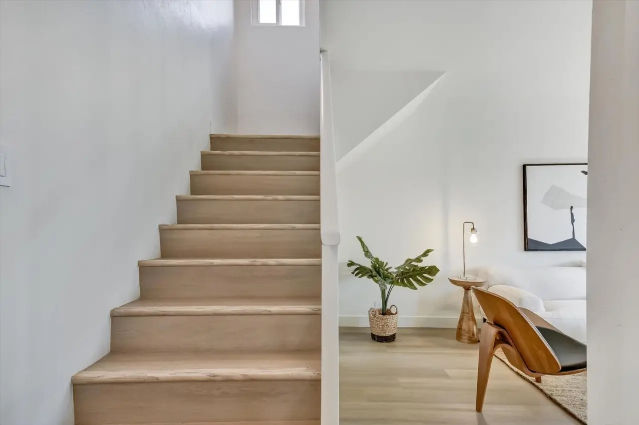 Refinished interior staircase